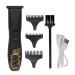 Low Noise Electric Hair Clipper with 3 Guide Combs Hair Beard Trimmer with Cleansing Brush Cordless Hair Shaver for Home Hair Salon Perfect Styling