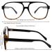 Feizedy Retro 70s 80s Blue Light Filter Glasses for Women & Men - 60mm Leopard Frame | PC Gaming & Computer Glasses - Buy Online on GoSupps.com
