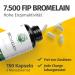 Bromelain 750 mg | 150 Gastroke-Resistant Capsules | Natural Pineapple Extract | 5-Month Supply - International Shipping - Buy Online on GoSupps.com
