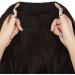 Dark Brown Halo Hair Extension: Wavy Curly Synthetic Hairpiece 20 Inch - Heat Friendly Fiber - No Clip Headband for Women - OMGREAT - Buy Online on GoSupps.com