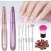 ZYZY Professional Nail Drill Kit Portable Electric Nail Drill Kit Nails Manicure Pedicure Polishing Shape Tools Set with 11Pcs Drill Bits and 16Pcs Sanding Bands - Buy Online on GoSupps.com