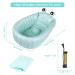 Inflatable Baby Bathtub  Portable Infant Baby Bath Tub Toddler Tub Non Slip Travel Bathtub with Air Pump  Green - Buy Online on GoSupps.com