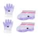 Healvian 2paires Therapie De Cire Beaut Pour Mains Couvre-cire Lavande Pour Soins Cosm tiques Et Relaxation Soin Professionnel Domicile