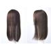 Human Hair Clip-in Hairpiece with Bangs - 16 Black | Perfect for Thinning Hair - International Shipping - Buy Online on GoSupps.com