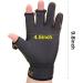 BB Hapeayou Fishing Gloves 3 Fingerless Anti-Slip Gloves for Men & Women | Waterproof Windproof Outdoor Sports Gear | Perfect for Fishing & Cycling (1 Pair) - Buy Online on GoSupps.com