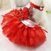 Yekeyi Spring-Summer Princess Dress for Rabbits Dogs & Cats - Cute Tutu Costume in Red XS | Adorable Pet Decor - Buy Online on GoSupps.com