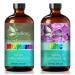 Lilac Essential Oil 4 Fl Oz and Marjoram Essential Oil 4 Fl Oz - ZODION Lilac & Marjoram Oil for Diffuser Aromatherapy Home Fragrance Skin & Hair Care DIY Candle & Soap Making Yoga