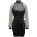 Shop Hanxiulin Women's Vintage Sexy Network Dresses | Elegant Glitter Evening & Cocktail Dresses Perfect for Any Occasion! - Buy Online on GoSupps.com