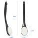 Long Handle Body Brush Back Scrubber for Deep Exfoliation - Soft Glowing Skin - Black Nylon - Buy Online on GoSupps.com