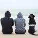 Uteuvili Black Dog Hoodie Security Sweater | Soft Fleece Sweatshirt for Medium Dogs - Buy Online on GoSupps.com