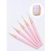 Nail Art Brushes Pink - Buy Online on GoSupps.com