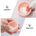 Housoutil 1pc Silicone Scrub Pad Make up Kit Silicone Makeup Applicator Brush Washing Dryer Cleaner Cosmetic Cleaning Scrubber Makeup Cleaning Pad Silicone Brush Silica Gel Makeup Brush 7x6.5cm Pink - Buy Online on GoSupps.com