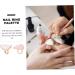 Didiseaon 2pcs Shell Ring Palette - Devil Horns Nail Art Mixing Plates for Gel Polish & Manicure Tools - Buy Online on GoSupps.com