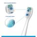 Sonic Electric Toothbrush for Adults with 5 Replacement Heads, 3 Modes & Timer | Rechargeable Travel Toothbrush - White - Buy Online on GoSupps.com
