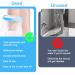 Casenly Waterproof Shower Foot Protector - Slide-Resistant Reusable Plaster Protection for Adults Keeps Wounds Dry - Buy Online on GoSupps.com