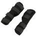 Fdit 1 Pair Dog Hind Leg Brace Pet Surgical Injury Bandage Wrap Heal Wound Protector(#1) Black