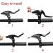 Lomodo 6 Piece Bicycle Brake Accessories Set - Aluminium Alloy Brake Levers, Handle Bars, Brake Wires, V Brake Set for Mountain/Road/MTB Bike - Buy Online on GoSupps.com