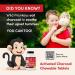 Kids Chewable Activated Charcoal Tablets | Natural Vegan Non-GMO | Teeth Stomach Gas Nausea Relief | USP Food Grade | 135 ct - Buy Online on GoSupps.com