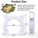 Miyabing Cat Door Interior Door  Pet Door Gate Hole Pass Through for Dogs Kitty Kittens  Easy to Install White - Buy Online on GoSupps.com