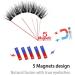 Magnetic Eyelashes with Applicator Natural Magnetic Eyelashes Reusable Easy Wear No Glue No Makeup Remover Natural Look 3D Effect Glamorous Magnetic False Eyelashes with Applicator Magnetic Lashes - Buy Online on GoSupps.com