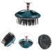 BUIFULSIC Shampoo Brush - Wear-Resistant Scale Peeling Tool for Daily Scalp Care | 9x8cm Green | International Shipping Available - Buy Online on GoSupps.com