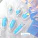 XEAOHESY 12 Sheets Aurora Nail Foil Sticker Ice Cellophane Nail Film Holographic Nail Art Stickers Laser Nail Decals for Women Girls Nail Art Decoration (6 Shapes) Cellophane Nail Film-01 - Buy Online on GoSupps.com