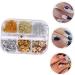  Beatifufu 3 Boxes Nail Art Foil Glitter Decorative Nail Sequins for DIY Nails Suitable for Party Craft Material with Excellent Texture - Buy Online on GoSupps.com