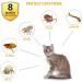 BUDOCI Pet Flea Collar for Cats 4 Pack - Small Size 38cm/15 inch - 8 Month Protection - Tick and Flea Prevention - Buy Online on GoSupps.com