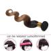 Buy Sego Brazilian Human Hair Bundles - 100% Virgin Body Wave Extensions - Unprocessed Natural Black & Honey Blonde - 18 Inch - Buy Online on GoSupps.com