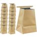 60 Pack Light Brown Kraft Paper Car Trash Bags - Ideal for Travel, Vomit, and Mini Waste - Buy Online on GoSupps.com