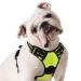 Eagloo dog harness medium -sized dogs anti -train dog harnesses with reflex strips and control adjustable adjustable and durable breast harness dog suitable for walking and jogging green m (1 pack)