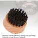 Boar Bristles Beard BrushSmall and Round Wood Beard Brush -Light Weight Black Walnut Wood Beard Brush for Men(1#) - Buy Online on GoSupps.com