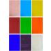 Wecrejoni 9 Sheets Stained Glass Kit for Crafts and Mosaic Making - 4 X 6 Cathedral Art Glass - Mixed Stained Glass Sheets (Style 2) - Buy Online on GoSupps.com