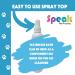 Speak Pet Products Natural Waterless Bath Spray for Dogs - Hypoallergenic & Unscented - 8oz - Buy Online on GoSupps.com