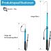 Komclub Telescopic Fishing Gate - Durable Aluminum Alloy Fishing Accessories with Hooks & Rubber Grinding for Sweet & Salt Water - 90cm - Buy Online on GoSupps.com