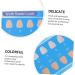 Gatuida 60 STK Dental Color Card Guide | Tooth Bleaching Color Key | Disposable Oral Care Tool for Perfect Smile - Buy Online on GoSupps.com