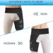 Hivexagon Hip Brace: Adjustable Compression Wrap for Pulled Groin & Sciatica Pain Relief - Neoprene Support Sleeve for Men & Women | SP153 - Buy Online on GoSupps.com