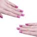 Laza 96 Pcs Colorful Fake Nails 4 Pack Lavender Violet Square Full Cover Short UV Coated Acrylic Nails - Pink Sunset 96 Count - Buy Online on GoSupps.com