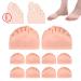 5pcs Full Foot 5 Holes Hallux Valgus Corrector High Elasticity SEBS Foot Toe Straightener Bunion Corrector Pad Bunion SplintsLeg & Foot Supports(Brighten skin tone)