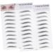 FRCOLOR 4 Pcs 3d Eyebrow Stickers Women s Suits Eyebrow Shaping Stickers Woman Water Proof Makeup Tools - Buy Online on GoSupps.com