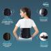 Shop TYNOR Adjustable Back Support Belt - Breathable Lumbar Brace for Lower Back Pain Relief | Perfect for Herniated Disc & Sciatica - Medium Classic Black - Buy Online on GoSupps.com