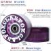 CLAS FOX 78A Indoor/Outdoor Quad Roller Skate Wheels, 65x35mm - Purple (8 Pcs) | ABEC-9 Bearings - Buy Online on GoSupps.com