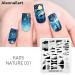 Alexnailart Nail Stamp Plate - Natural Landscape Sunset & Starry Sky Design | DIY Manicure Tool for Stunning Nail Art - Buy Online on GoSupps.com
