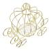 Alipis 4pcs Pumpkin Cart Metal Candy Box Ornament Decor Girls Candy Container Halloween Metallic Line Baby 12x10cmx4pcs Goldenx4pcs