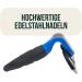 Happilax Dog Deshedding Brush | Undercoat Grooming Tool for Loose Hair Removal | 100mm Blue-Black - Buy Online on GoSupps.com