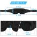 RIWISLL 3D Contoured Cup Sleep Mask - 100% Light Blocking, Adjustable Strap - Black - Buy Online on GoSupps.com