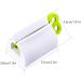 LUTER 3 Pcs Rolling Tube Toothpaste Squeezer Dispenser Bathroom Toothpaste Creams Ointment and Pastes Holder Multi Purpose (Green) - Buy Online on GoSupps.com