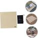 Yardenfun 1pc BBQ Fire Mat Outdoor Mat Camping BBQ Fireproof Cushion Mat Protection Decorate 80x80cm Light Yellow - Buy Online on GoSupps.com