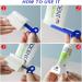 Multifunctional Toothpaste Tube Squeezer Dispenser - Bathroom Accessories for Cosmetics and Facial Cleanser - Buy Online on GoSupps.com