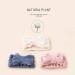 Zocone Makeup Hair Bands - 3pcs Bowknot Headbands | Coral Fleece Spa & Facial Cleaning Set (White Pink Blue) - Buy Online on GoSupps.com